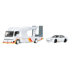 Hot Wheels Collector Veículo de Brinquedo Carro Transportador Japan Double Decker Hauler