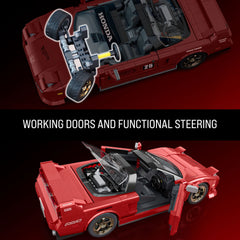 (Sold Out) Mattel Brick Shop Hot Wheels ’90 Acura Nsx Building Toy (876 Pieces), For Collectors