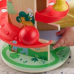 Fisher-Price Circuit Cabane à Balle en Bois, 2Éléments en Bois