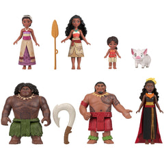 Disney Moana 2 Coffret Aventure de Moana, 6 Poupées et 2 Acc.