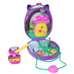 Polly Pocket Sac à Main Maman et Bébé Hérissons, 2Poupées, 16Acc.