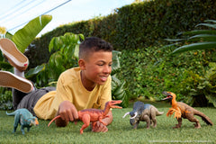 Jurassic World Dinossauro de Brinquedo Rebirth Rugido Selvagem Aucasaurus