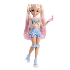 Barbie Équipe de Rêve Poupée Barbie Malibu Patins à Roulettes
