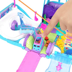 Polly Pocket Coffret de Jeu Aventure Animale Mobile, Camionnettes