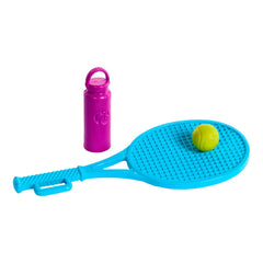 Barbie World Coffret de Jeu Support D’Équipements de Sport, 9Acc.