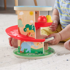 Fisher-Price Circuit Cabane à Balle en Bois, 2Éléments en Bois