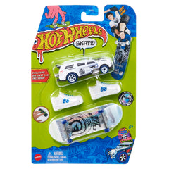 Hot Wheels Skate Vehículo de Juguete Patineta de Colección SPEED SHREDDER™ + NITRO TAILGATER™ con Diecast