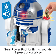Imaginext Star Wars R2-D2 Toy With Lights Sounds & C-3Po Character Key For Kids