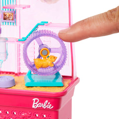 Barbie World Coffret de Jeu Terrain de Jeu Pour Hamsters, 9Acc.