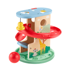 Fisher-Price Circuit Cabane à Balle en Bois, 2Éléments en Bois
