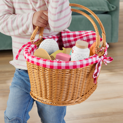 Fisher-Price Coffret Panier de Pique-Nique en Bois, 31Éléments