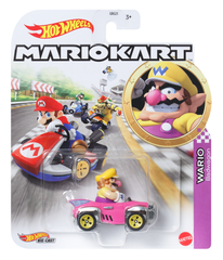 Hot Wheels Mario Kart Vehículo de Juguete Wario Badwagon