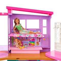 Barbie® Coffret de Jeu Maison de Vacances 30+ Éléments, 3+ Ans