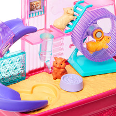 Barbie World Coffret de Jeu Terrain de Jeu Pour Hamsters, 9Acc.