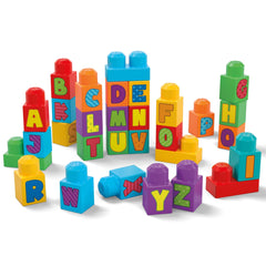 Mega Bloks Fisher-Price Sac de Construction Abc (30 Pièces)