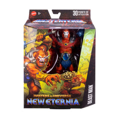 Masters Of The Universe Masterverse New Eternia Beast Man Action Figure, MOTU Toy, 30 Articulations