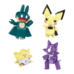 Mega Pokémon Figurines Articulées Coffret de 8 Pour Dresseur