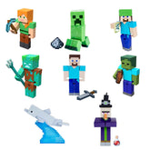 Minecraft Action Figures & Accessories Set, 3.25-Inch Scale Collectible Toys (Characters May Vary)