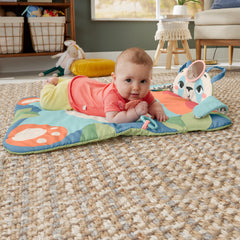 Fisher-Price Planet Friends Tapis D’Éveil Panda à Rouler, 2Jouets