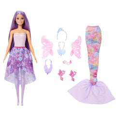 Barbie Fantaisie Poupée Coffret Déguisements Fantastiques
