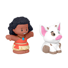 Fisher-Price Little People Princesses Disney Moana et Pua, 2 Fig.