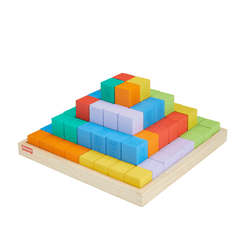 Fisher-Price Blocs à Empiler en Bois, 65Éléments en Bois