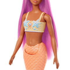 Barbie Mermaid Dolls With Colorful Hair, Tails And Headband Accessories
