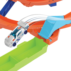 Hot Wheels Action Défi Boucle Cyclone, Véhicule à L’Échelle1:64