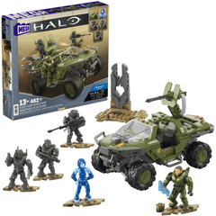 Mega Halo Coffret de Construction Warthog Fleetcom, 5 Figurines