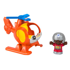 Fisher-Price Little People Hélicoptère et Figurine Pilote