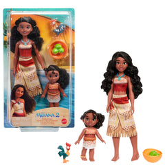 Disney Moana 2 Coffret de Jeu Sœurs Moana et Simea, 3 Access.