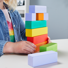 Fisher-Price Blocs à Empiler en Bois, 65Éléments en Bois