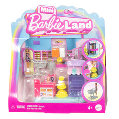 Barbie Mini Barbieland Poupée et Coffret de Jeu Supermarché