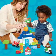 Mega Bloks Ville Verte Maison Écologique Construction et Apprentissage