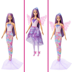 Barbie Fantaisie Poupée Coffret Déguisements Fantastiques