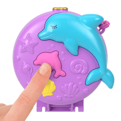 Polly Pocket Coffret Sauvetage du Dauphin, 2Micro-Poupées, Anim.