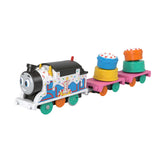 Thomas & Friends Wobbly Cake Thomas Motorized Toy Train Engine & Cargo For Preschool Kids