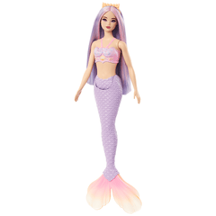 Barbie-Poupées Sirènes Avec Cheveux et Nageoire Colorés et Serre-Tête
