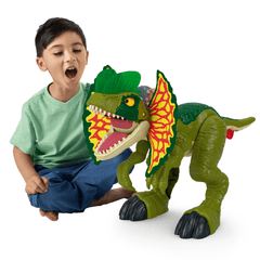 Imaginext Jurassic World Attaque en Furie Dilophosaure, Lumières