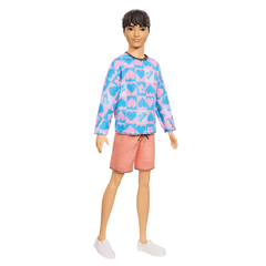 Barbie Fashionistas Ken Doll #219 With Slender Body & Removable Outfit