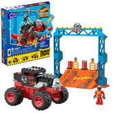 MEGA Hot Wheels Bone Shaker Crush Course Monster Truck Building Set (151 Pcs)