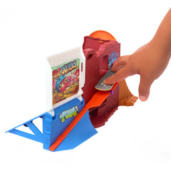 Hot Wheels Skate Pista de Juguete Set Tienda de Dona