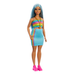Barbie Fashionistas 65Eanniversaire Poupée218, Cheveux Bleus