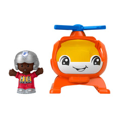 Fisher-Price Little People Hélicoptère et Figurine Pilote