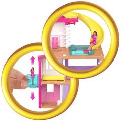 Barbie Mini Barbieland Coffrets Maison de Poupée, Poupée 3,81 Cm