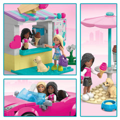 Mega-Barbie-Décapotable et Stand de Glaces-Coffret 225 Pièces