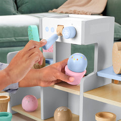 Fisher-Price Coffret Bar Laitier en Bois, 18Éléments en Bois