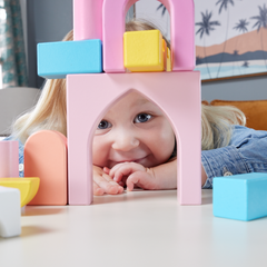 Fisher-Price Juguete para Bebés Castillo de Bloques de Madera