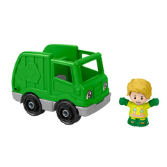 Fisher-Price Little People Camion de Recyclage et Figurine