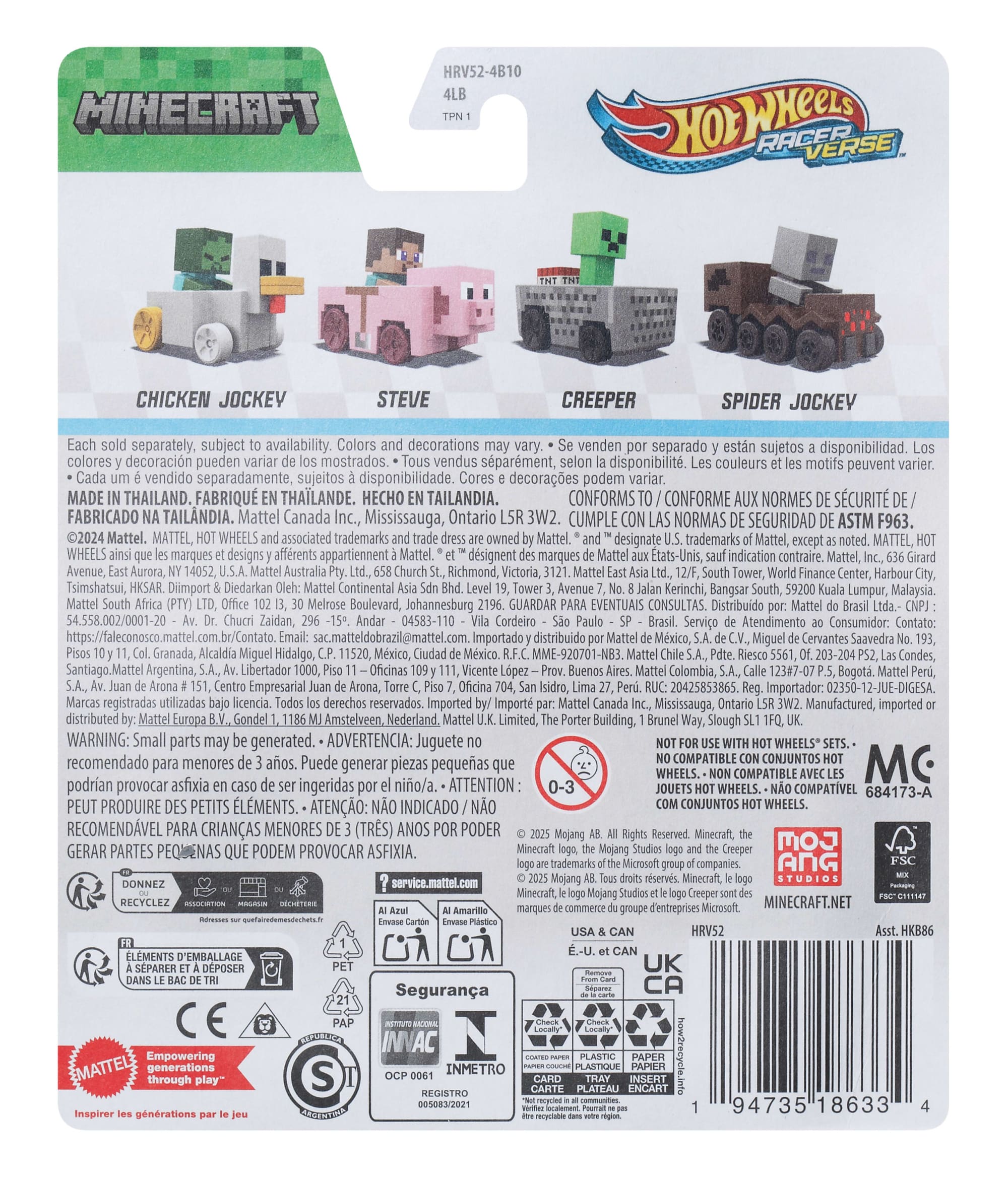Hot Wheels RacerVerse Veículo de Brinquedo Creeper